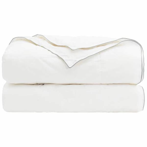 Couette - EKSKLUSIVT HUS - TRIER - 220x260 cm - 4 sæsoner 2-i-1 - 100% australsk uld Vit