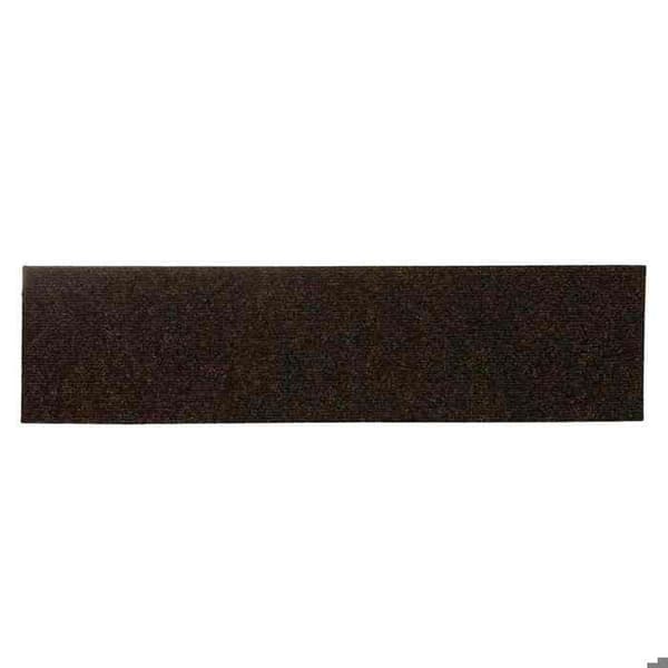 Maison Exclusive - Självhäftande trappmattor 15 stycken 76 x 20 cm Brun Rektangulär