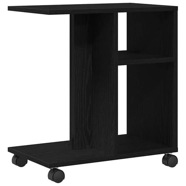Maison Exclusive - Sidebord Sort eg 50 x 30 x 55 cm Ingeniørtræ svart ek