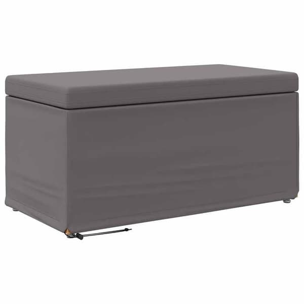 Taburet - EKSKLUSIV HUS - 81 x 41 x 40 cm - Grå - Uden ryg - Stofpude Grå