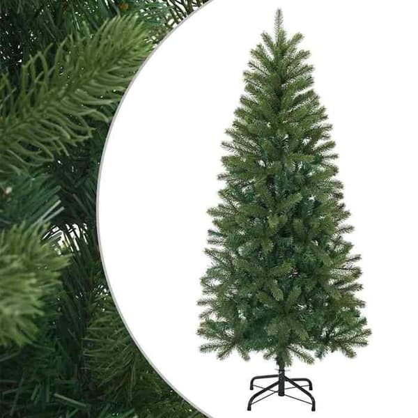 Kunstig juletræ - EKSKLUSIV HUS - Moderne - 120 cm - PVC/PE - Stålstøtte Grön