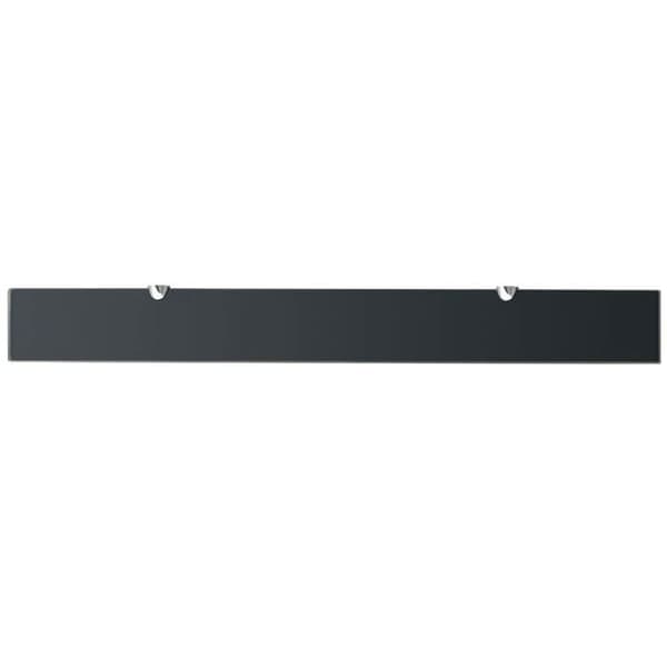 Maison Exclusive - Lasihylly 90x10 cm 8 mm Matte svart