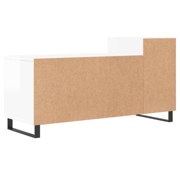Maison Exclusive - TV-möbel Vit glans 100x35x55 cm Ingenjörsträ Vit