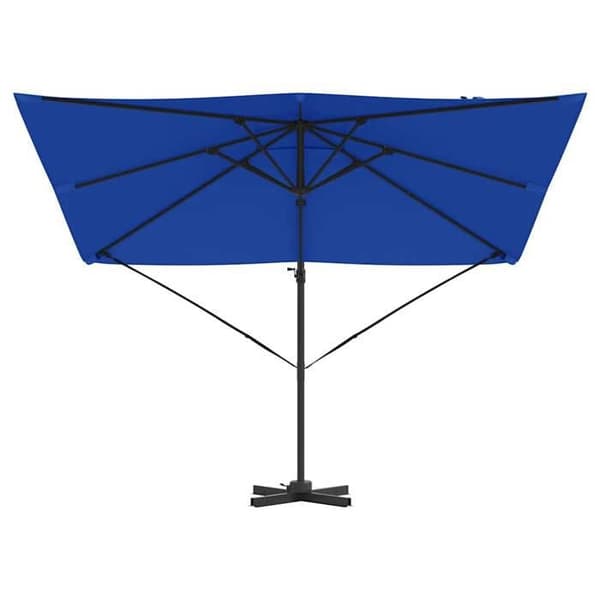 Maison Exclusive - Parasol Roma Blå 286 x 284 x 265 cm Aluminium og polyester