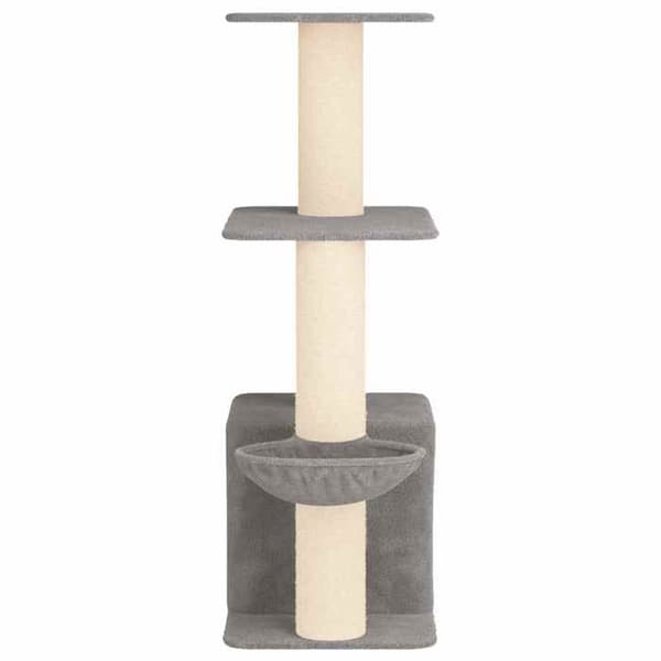Maison Exclusive - Katte træ med sisal kløepæle Lys grå 133 cm