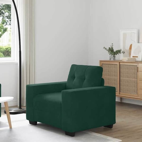Maison Exclusive - Tummanvihreä nojatuoli/sohva 100x78x80 cm sametti