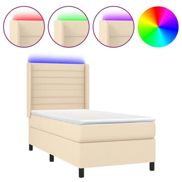 Maison Exclusive - LED-jousipatja kangaspäädyllä