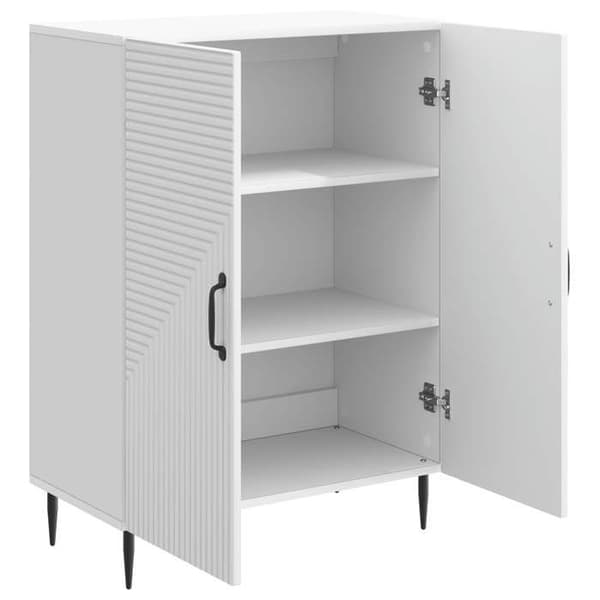 Maison Exclusive - Buffé Vit 66 x 34,5 x 89,5 cm Ingenjörsträ