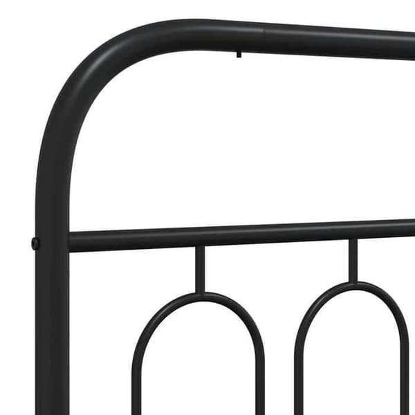 Hovedgærde - EKSKLUSIV HUS - 193 cm - Metal - Sort - Klassisk design Svart (metall)