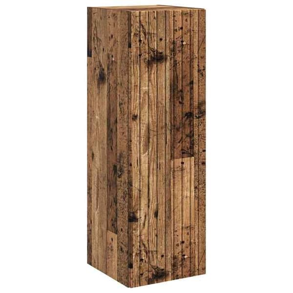 Exklusiv Maison - Väggmonterad Badrumsskåp i gammalt trä 33 x 34,5 x 100 cm