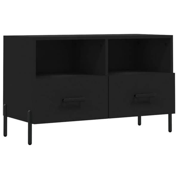 Maison Exclusive - TV Møbel Sort 80x36x50 cm Ingeniørtræ Svart