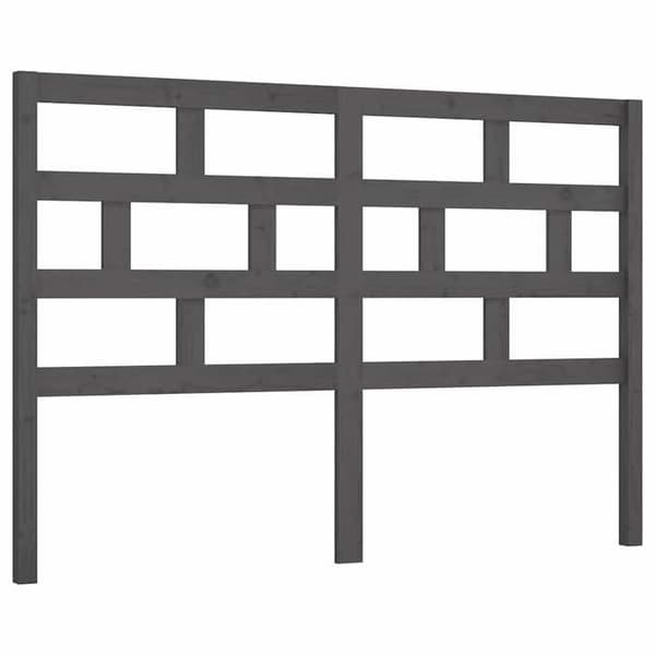 Maison Exclusive - Hovedgærde Grå 166x4x100 cm Massivt fyrretræ