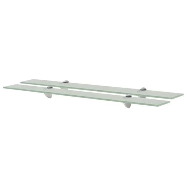 Maison Exclusive - Væghylder 2 stk Glas 80 x 10 cm 8 mm