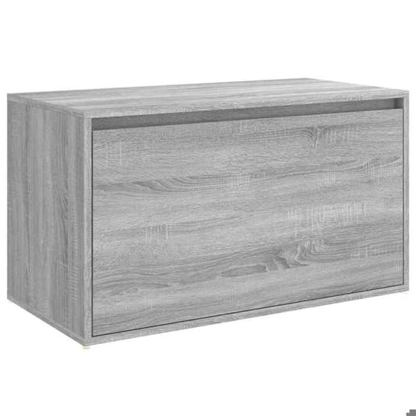 Maison Exclusive - Sisäänkäynnin penkki 80x40x45 cm Sonoma harmaa insinööripuusta
