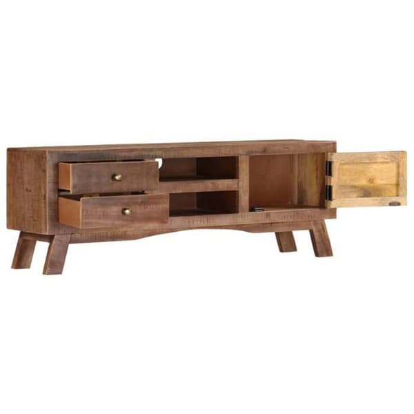 Maison Exclusive - TV-møbel 110x30x40 cm i rå mangotræ