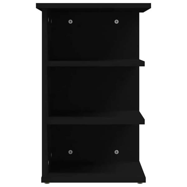 Maison Exclusive - Sidoarmar Svart 35x35x55 cm Agglomerat