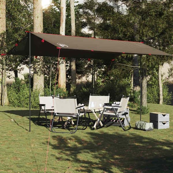 Maison Exclusive - Vattentät campingduk brun 506x306 cm