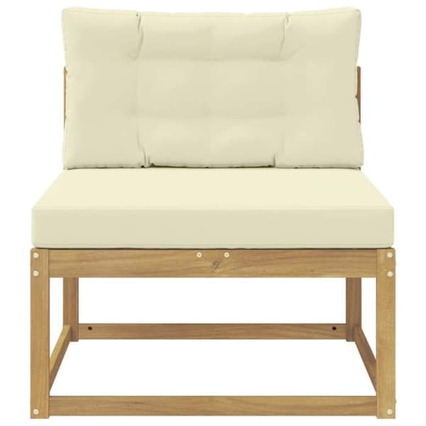 Maison Exclusive - Utomhussoffa i vit polyester Vit