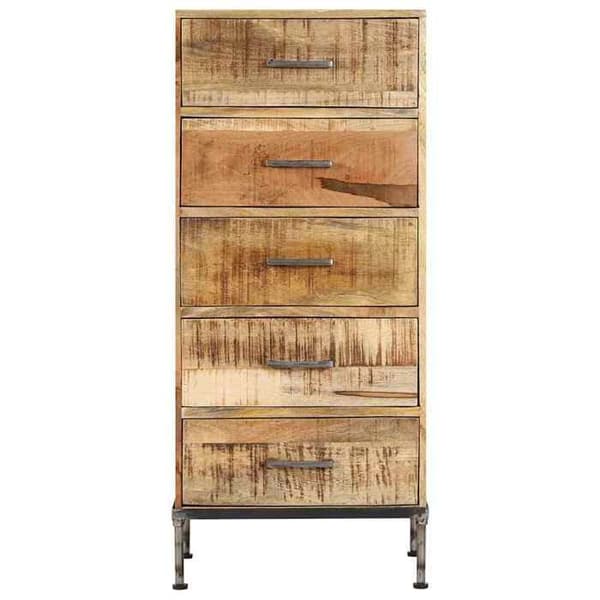 Maison Exclusive - Lådhurts 45x35x106 cm Massivt mangoträ