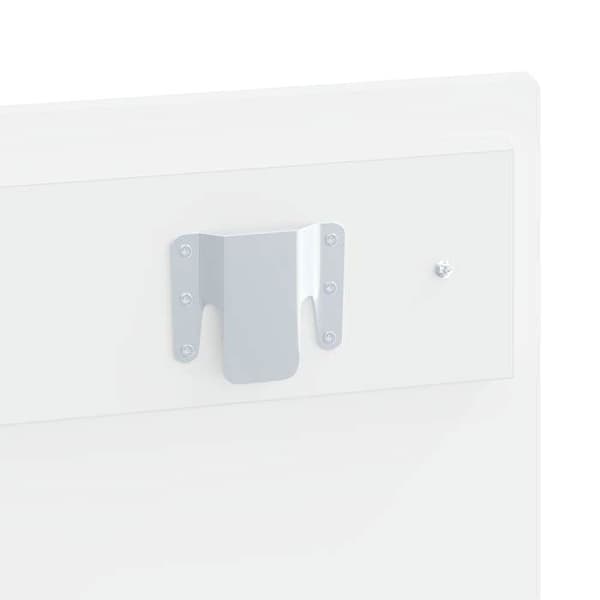 Maison Exclusive - Väggmonterad sänggavel HAARLEM Vit Ingenjörsträ