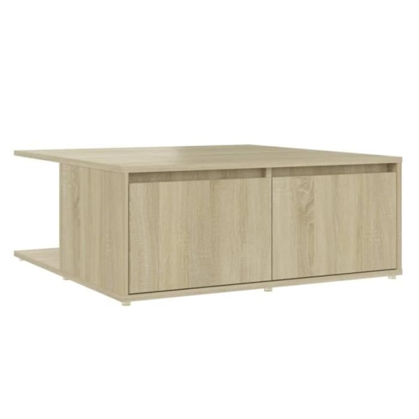 Soffbord - Sonoma ek - 80x80x31 cm - Trälook - Modernt Brun