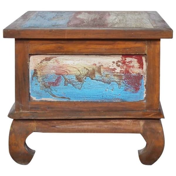 Maison Exclusive - Sofabord 80x50x40 cm Genanvendt teaktræ