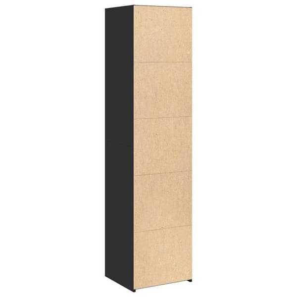 Maison Exclusive - Svart hög buffé 45x41x185 cm ingenjörsträ