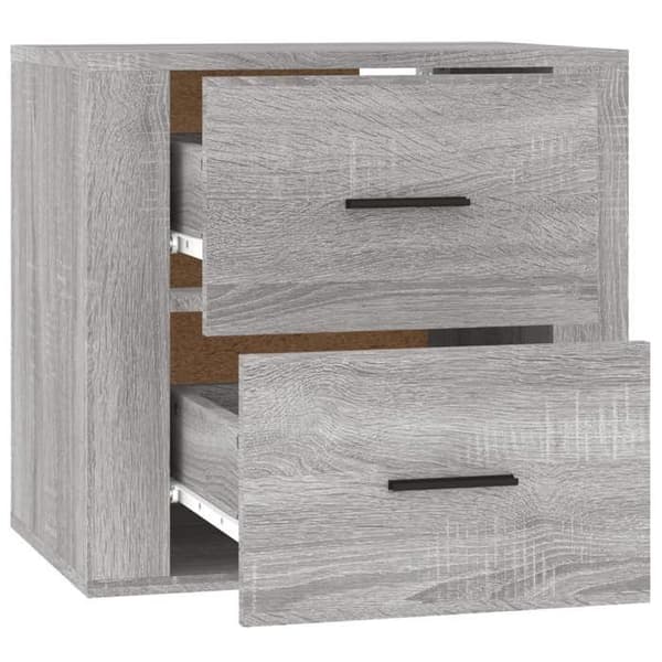 Maison Exclusive - Sonoma harmaa seinäyöpöytä 50x36x47 cm sonoma grå