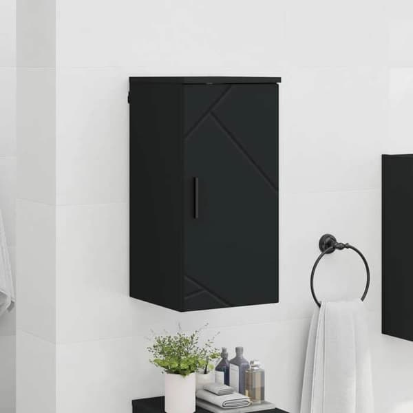 Maison Exclusive - Badeværelsesskab Sort 30 x 31,5 x 61 cm Svart