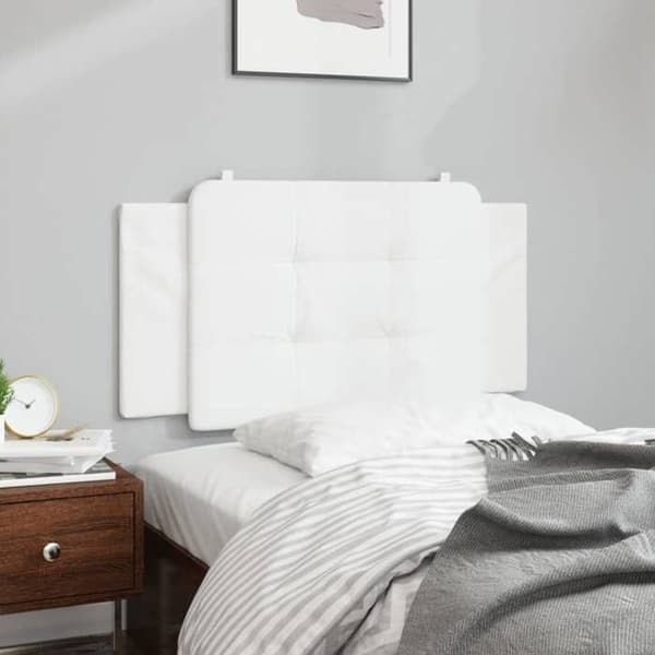Maison Exclusive - Sänggavelkudde Zadar vit 100 cm konstläder Vit