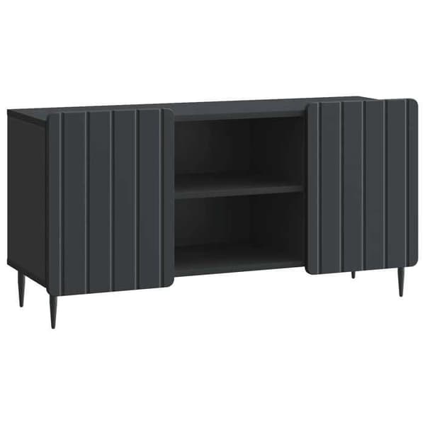 Maison Exclusive - TV-møbel 102 x 34,5 x 52 cm Sort Ingeniørtræ Svart