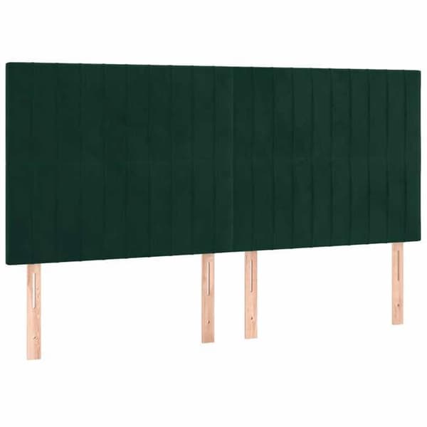 Maison Exclusive - Sängyn sälepohja ja tummanvihreä patja 180x200cm Sametti