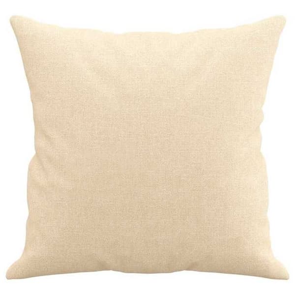 Maison Exclusive - Koristepillowit 2 kpl Kermansävy 40x40 cm Kangas
