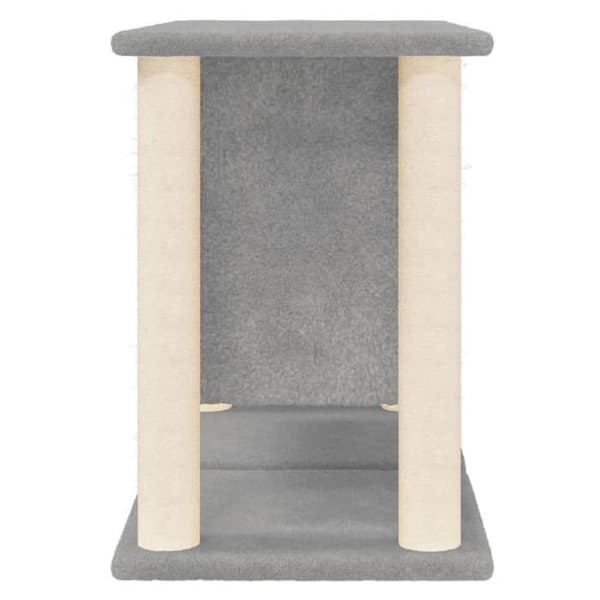 Maison Exclusive - Kattekradse med sisal i lys grå 50 cm Ljusgrått