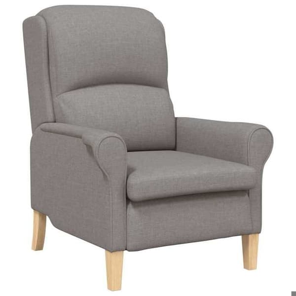 Maison Exclusive - taupe stof lænestol