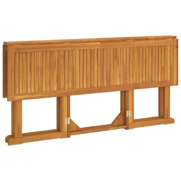 Maison Exclusive - Fällbart trädgårdsbord fjäril 150x90x75 cm massiv teak