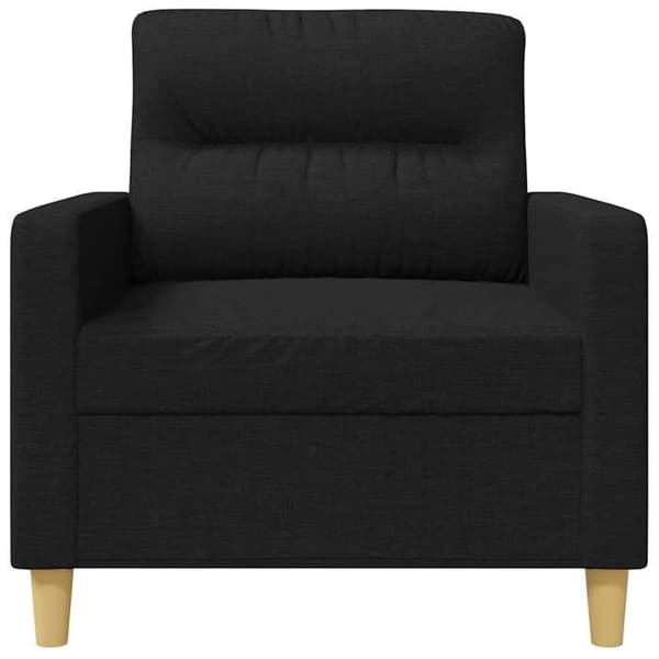 Maison Exclusive - Musta nojatuoli 60 cm kangasta