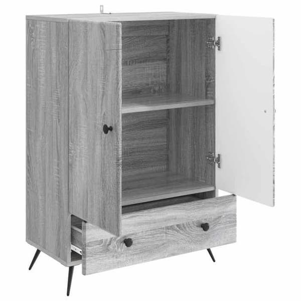 Maison Exclusive - Buffet Sonoma grå 66 x 34,5 x 95 cm Ingeniørtræ grå