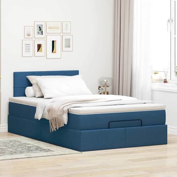 Seng ottoman - Maison Exclusive - Blå - 120x200 cm - Opbevaring under seng Blå