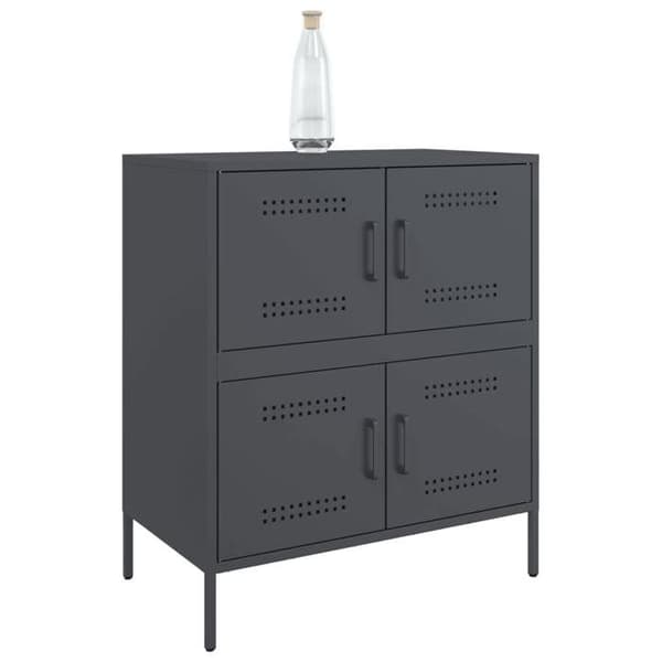 Maison Exclusive - Buffet antracit 68x39x79 cm stål
