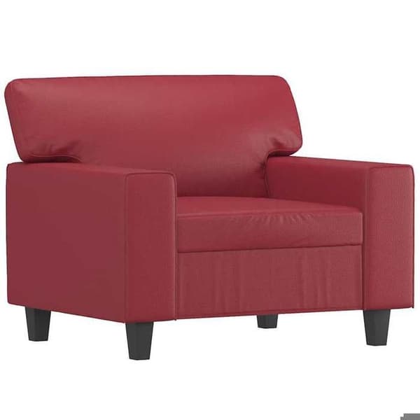 Maison Exclusive - Rød bordeaux Stol 60 cm Simililæder
