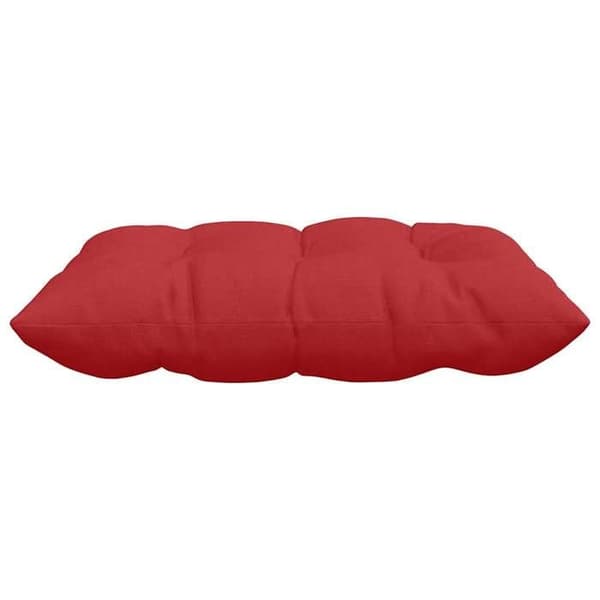 Istuinalustat - EXKLUSIIVINEN KOTI - 4 kpl - Punainen - 40 x 40 x 6 cm - Polyesteritäyte Röd