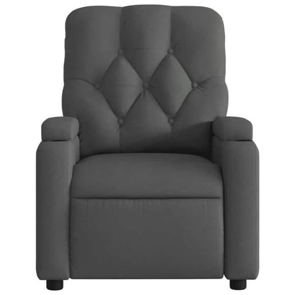 Maison Exclusive - Grått tyg reclinerfåtölj Mörkgrå