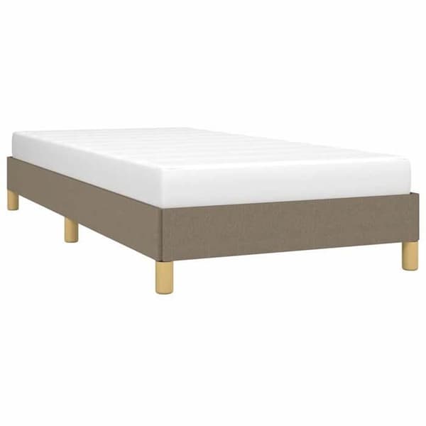 Sengestel - EKSKLUSIV HUS - 80x200 cm - Taupe - Polyesterstof - Lamelseng Mol