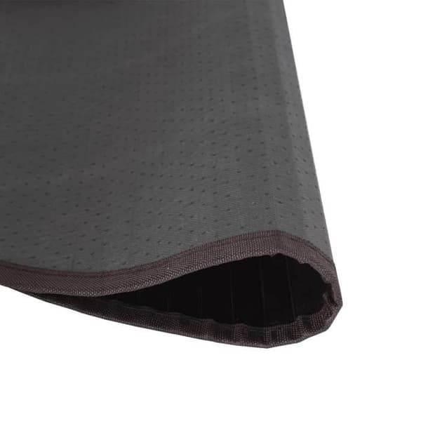 Maison Exclusive - Mörkbrun rund matta 60 cm bambu
