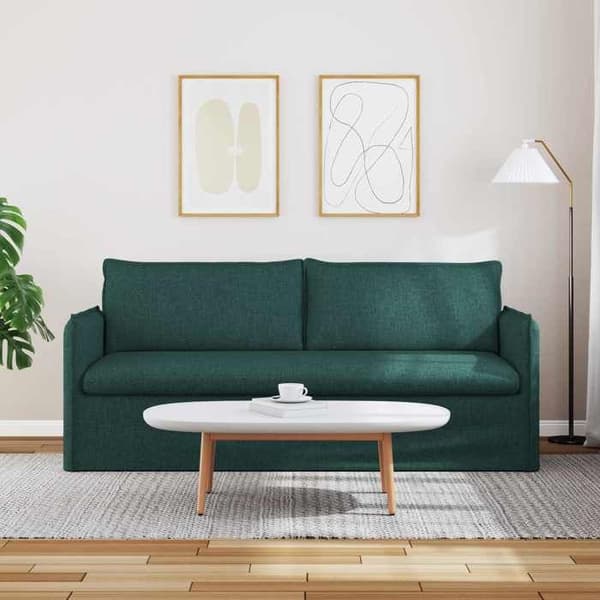 Divaani - MAISON EXCLUSIVE - Moduuli - Tumma vihreä - Kangas - 196x82x85 cm Mörkgrön