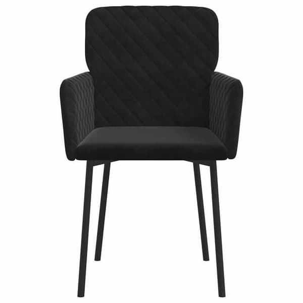 Maison Exclusive - Spisestole sæt af 2 Sort Velour