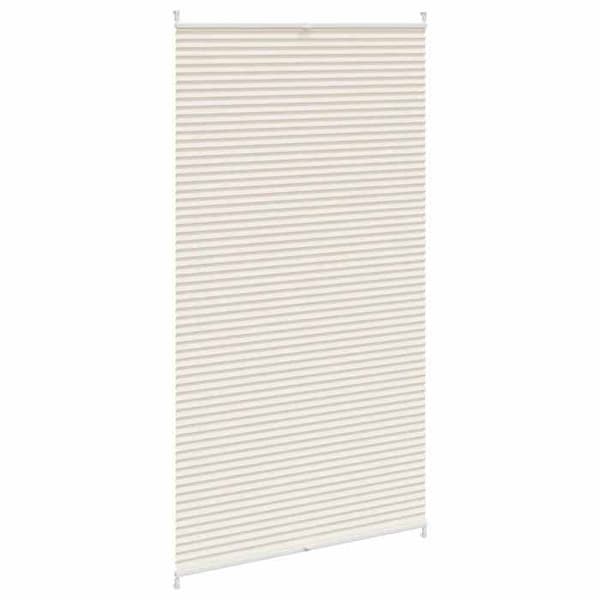 Maison Exclusive - Pliseerattu verho kermansävyssä 110 x 200cm Grädde