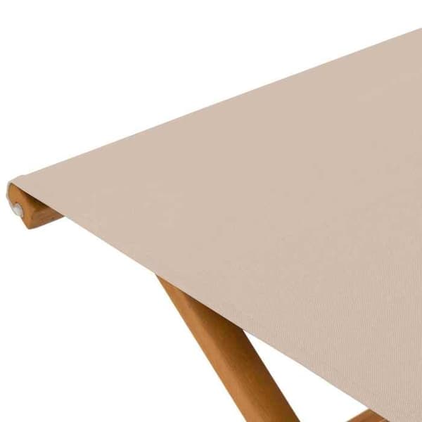 Maison Exclusive - Chaise Longue 2 stk Massivt eukalyptustræ Beige