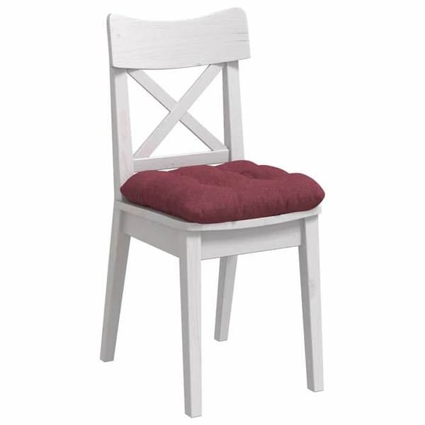 Sittkuddar - EXKLUSIVT HEM - Set om 4 - Bordeaux - Polyesterfiber - 40x40x12 cm Bordeaux